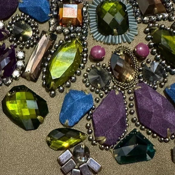 Boden Limited Edition Jeweled Bell Short Sleeve Formal Blouse Top Size 2 US - Picture 4 of 10